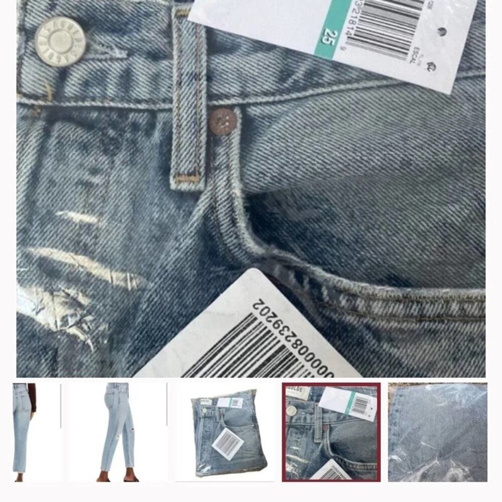 AGOLDE Riley High Rise‎ Straight Leg Jeans - Picture 6 of 7
